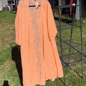 Peach Kimono from Torrid NWT Size 3/4